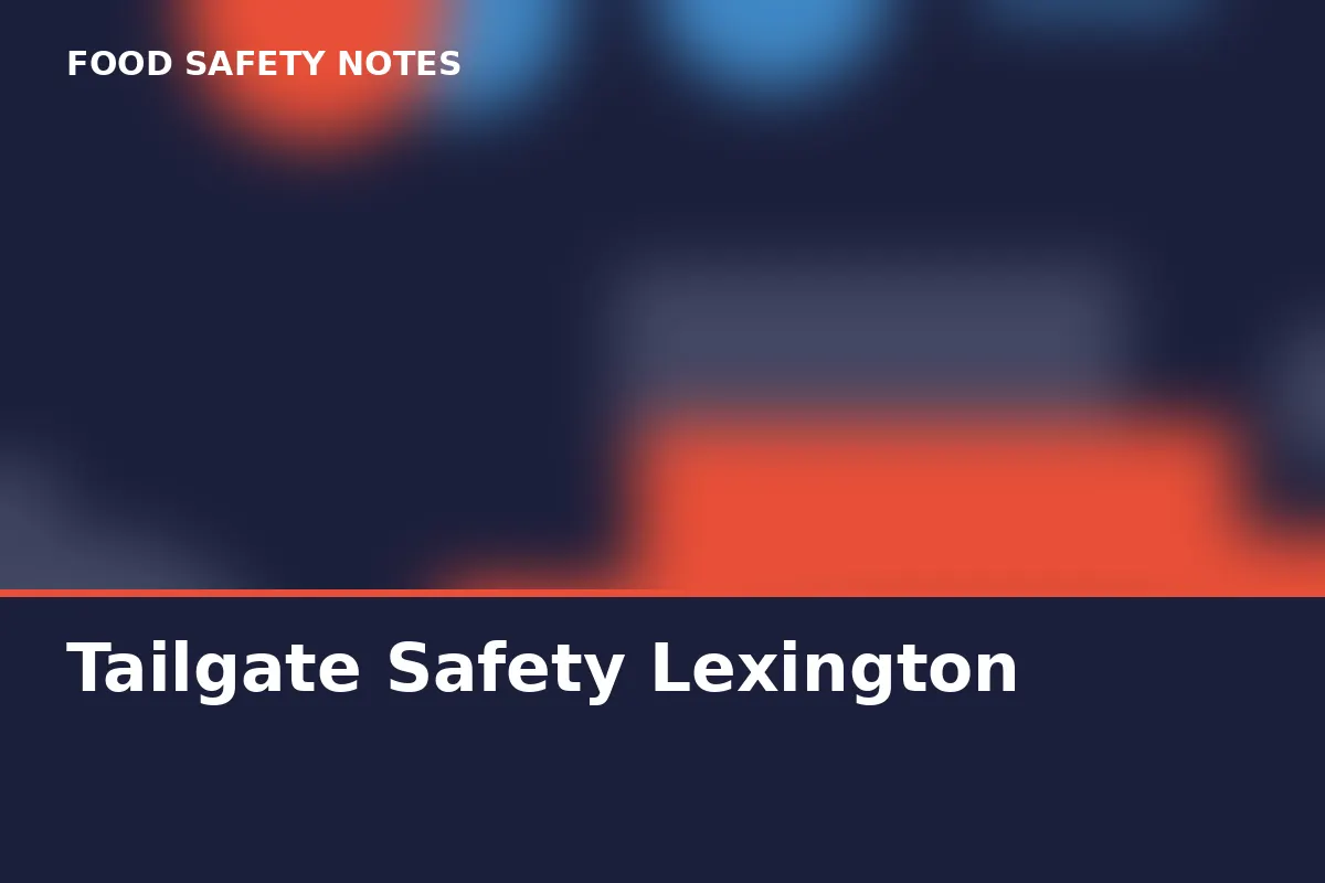 Tailgate Safety